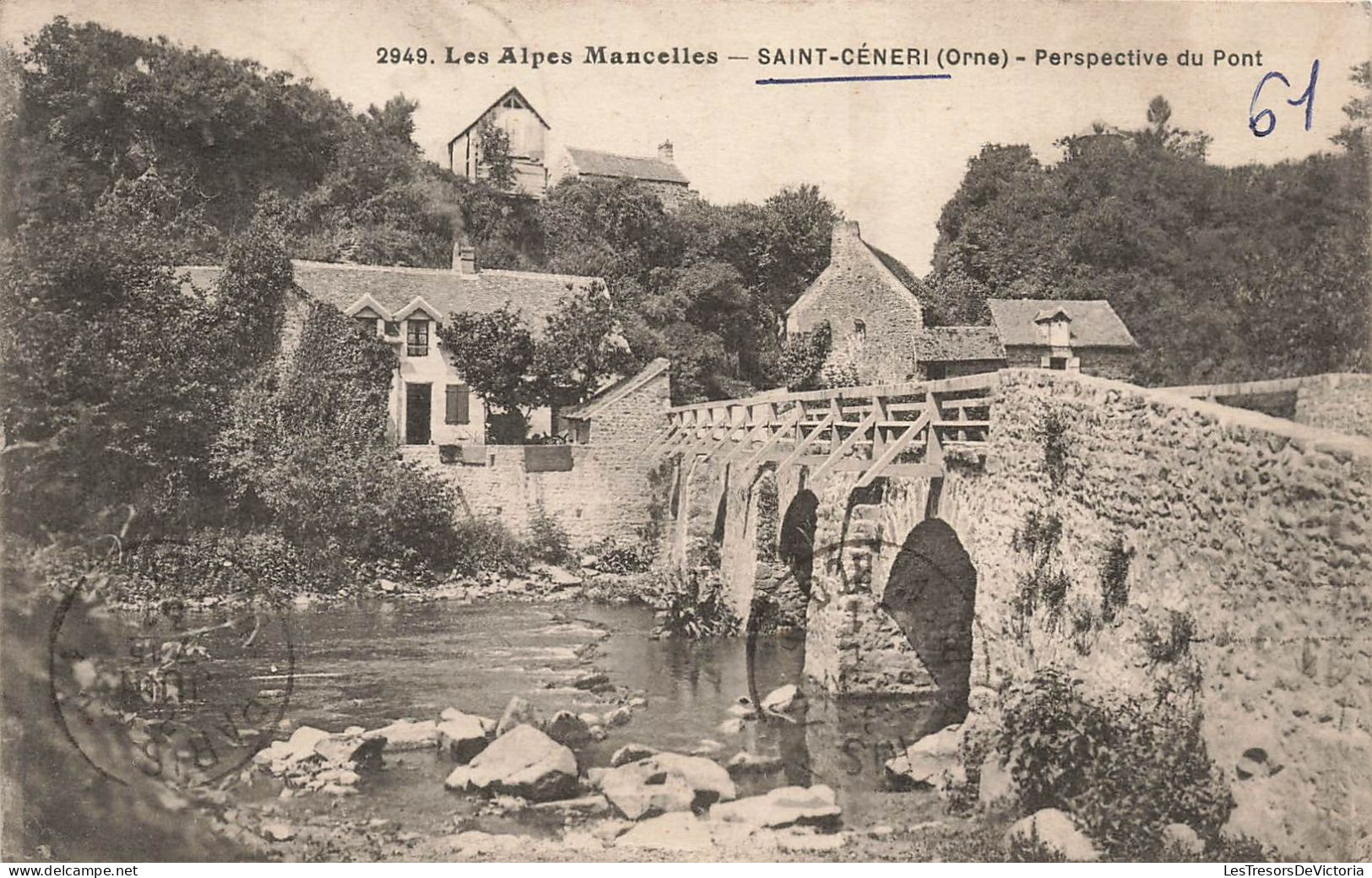 FRANCE - Les Alpes Mancelles - Saint Céneri (Orne) - Vue En Perspective Du Pont - Carte Postale Ancienne - Other & Unclassified