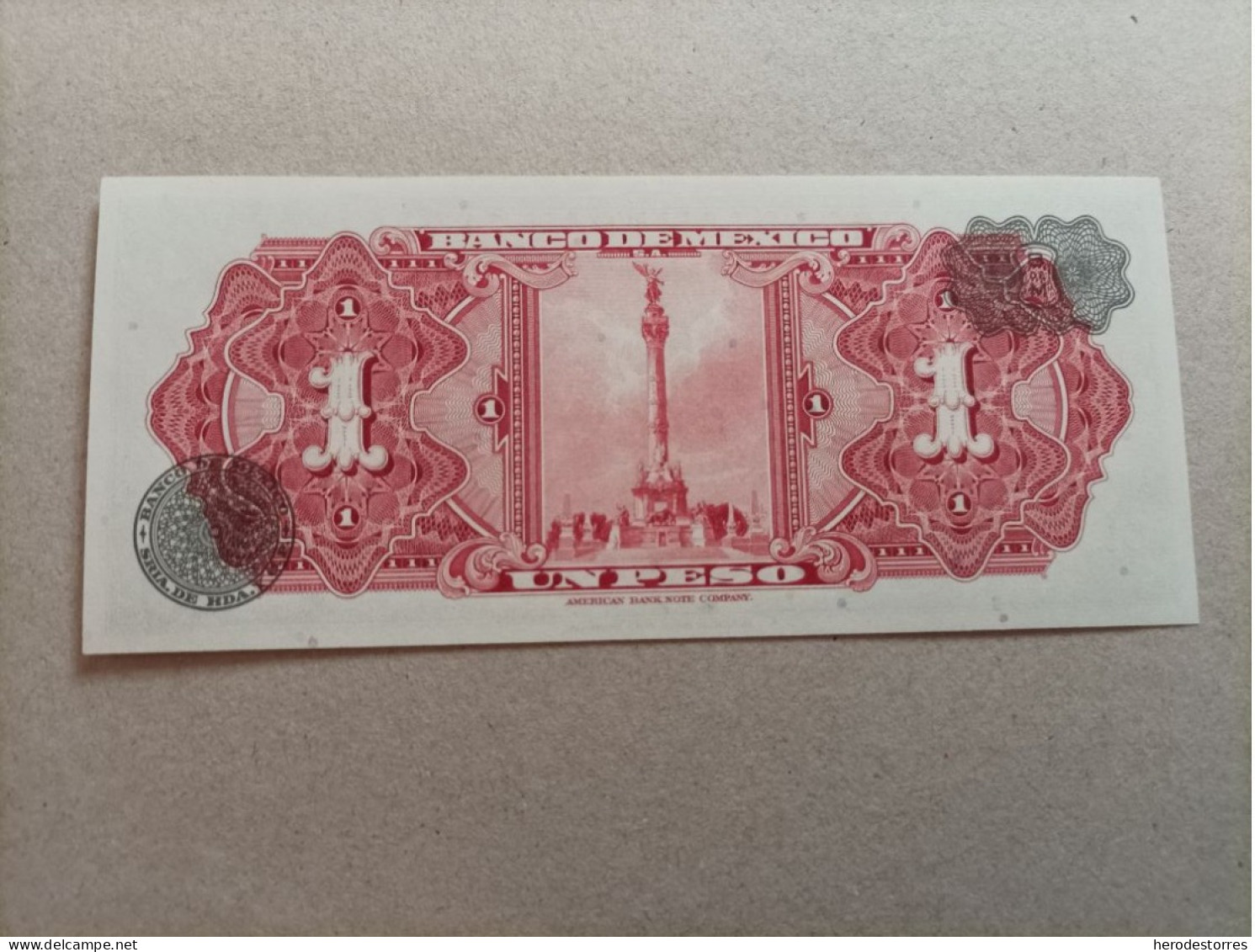 Billete De México De 1 Peso, Año 1961, UNC - Mexique