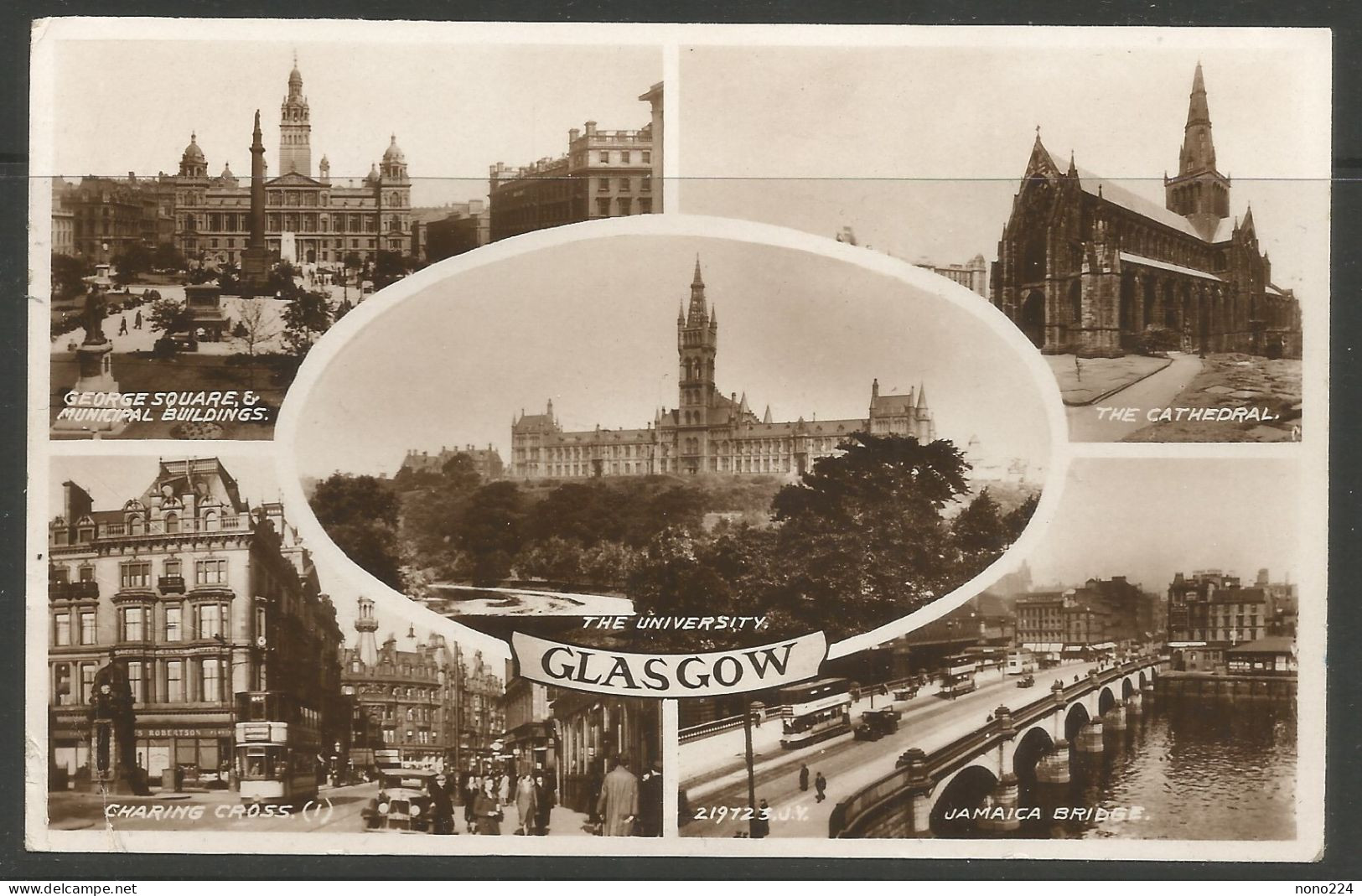 Carte P De 1936 ( Glasgow ) - Lanarkshire / Glasgow