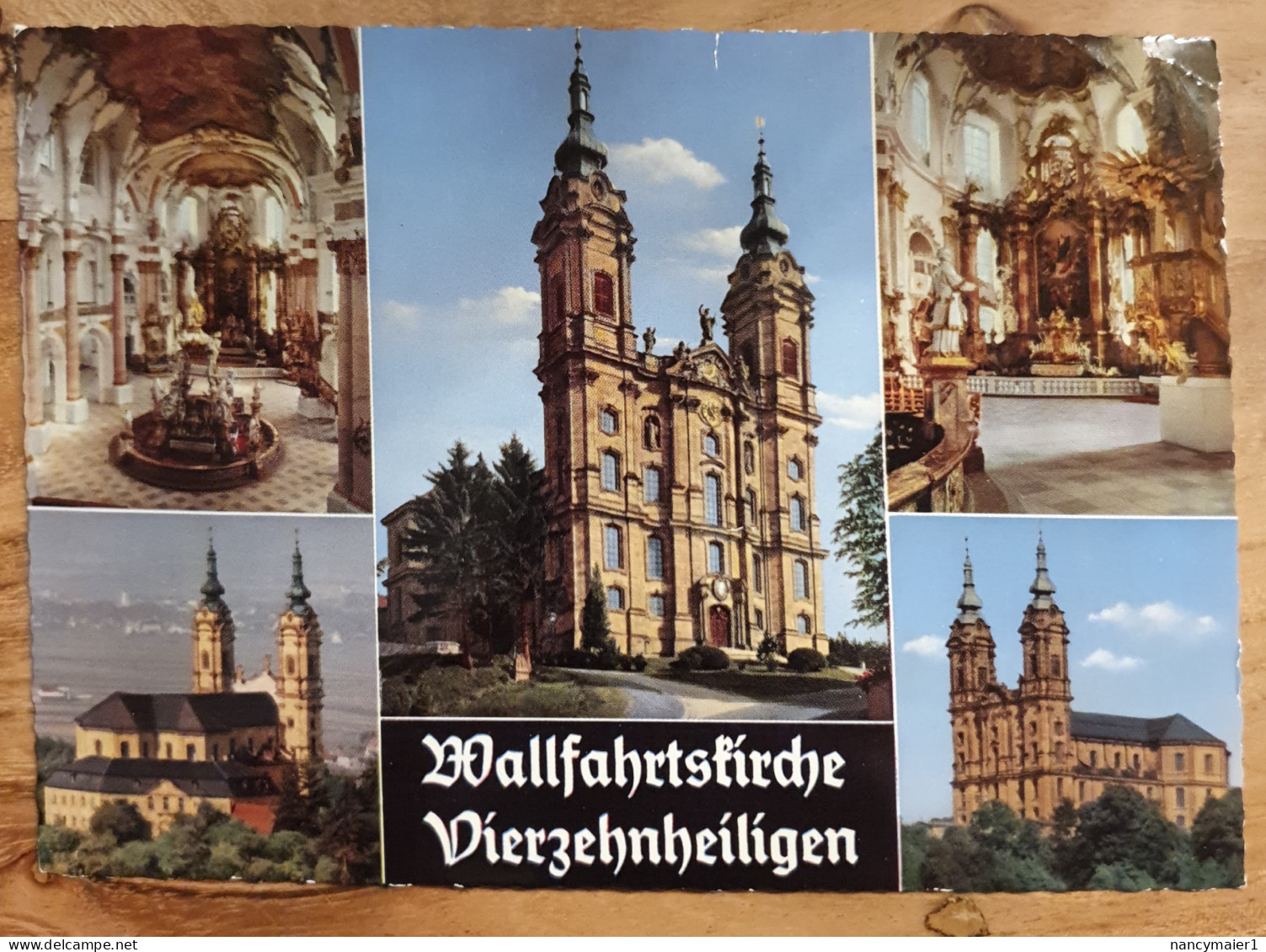 Mehrbildkarte Vierzehnheiligen Barock Basilika  - Lichtenfels