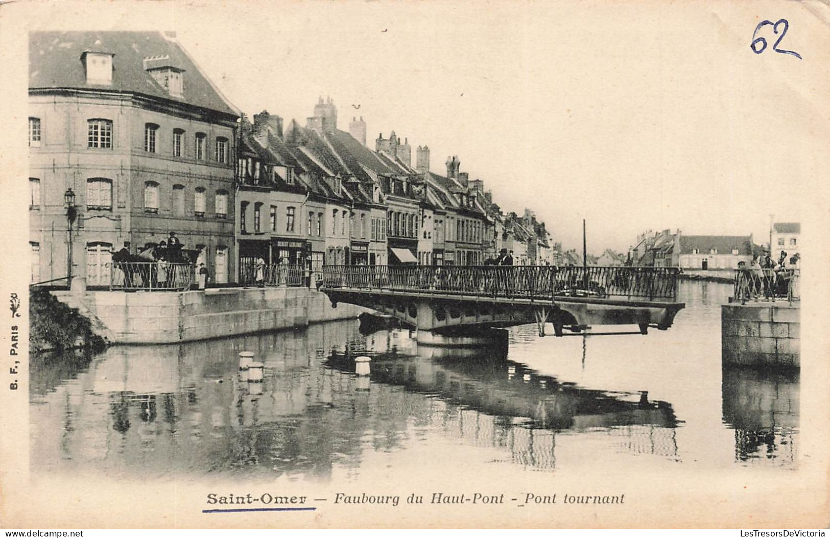 FRANCE - Saint Omer - Faubourg Du Haut Pont - Vue Générale Du Pont Tournant - Carte Postale Ancienne - Saint Omer