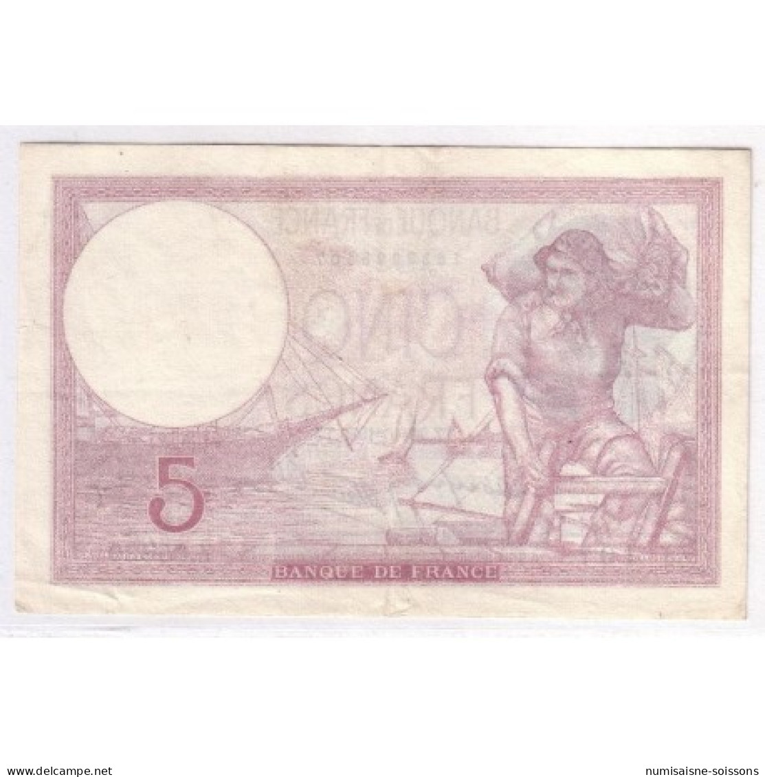 FAY 04/13 - 5 FRANCS VIOLET - 26/10/1939 - TRES TRES BEAU A SUPERBE - PICK 83 - 5 F 1917-1940 ''Violet''