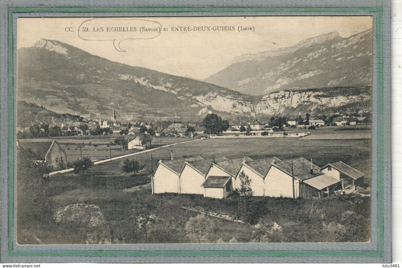 CPA - Les ECHELLES (73) - Aspect De L'usine à L'entrée Du Bourg En 1915 - Les Echelles