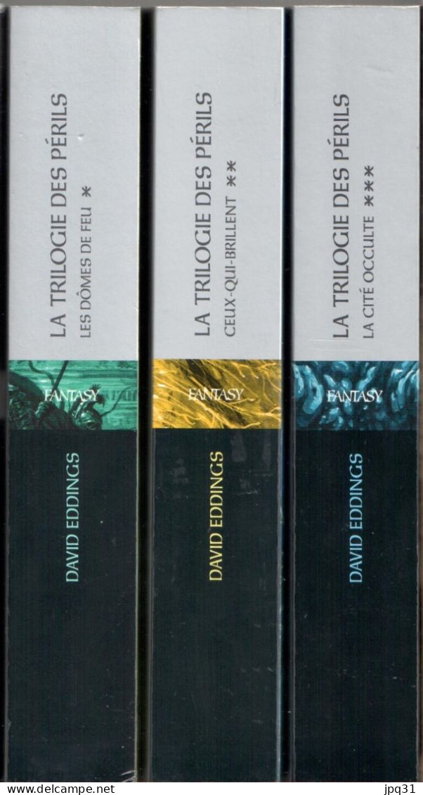 David Eddings - La Trilogie Des Périls - 3 Vol - 2008 - Fantastique