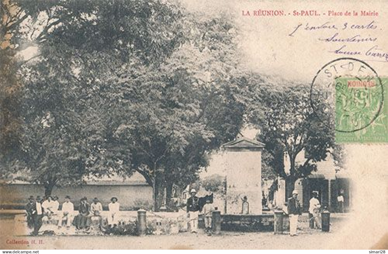 LA REUNION - ST PAUL - PLACE DE LA MAIRIE - Saint Paul