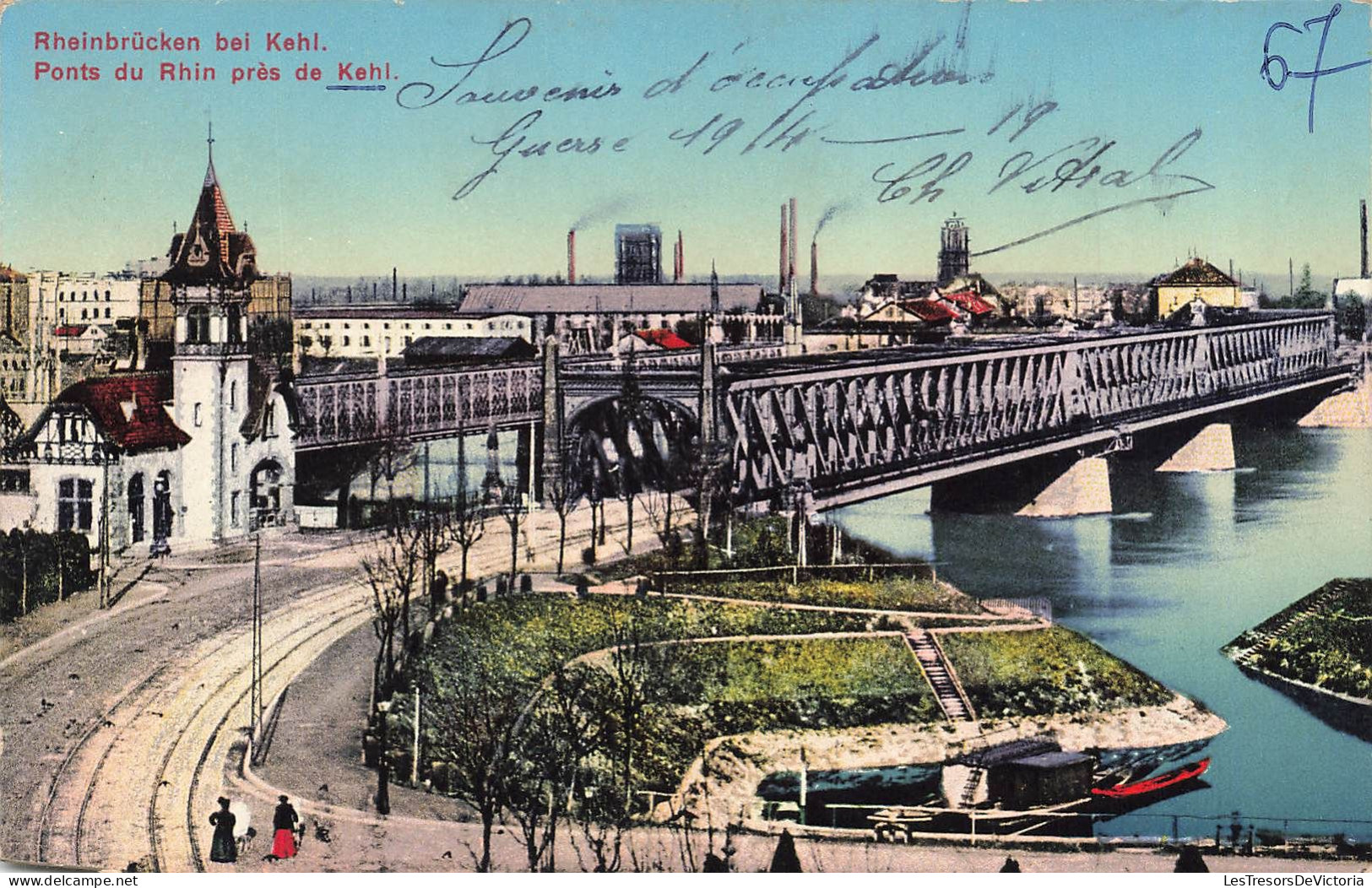 ALLEMAGNE - Ponts Du Rhin Près De Kehl - Vue Générale Du Pont - Carte Postale Ancienne - Kehl