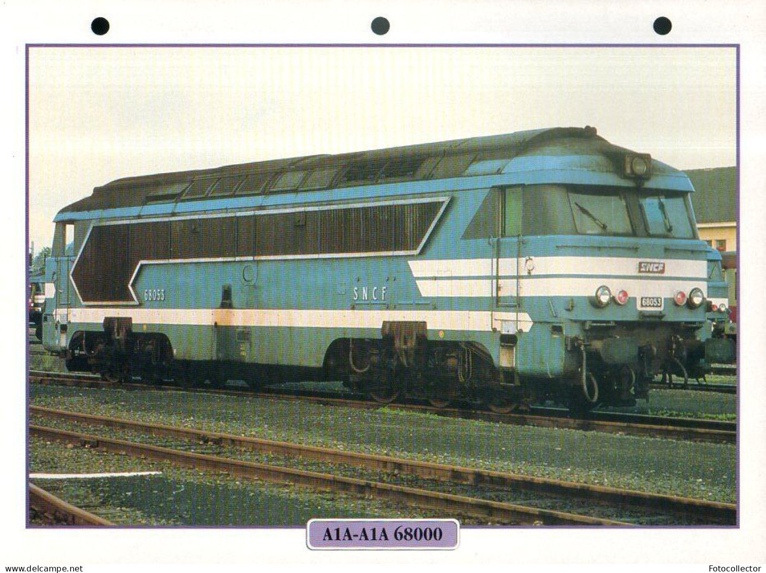 Train : Locomotive A1A-A1A 68000 - Spoorweg