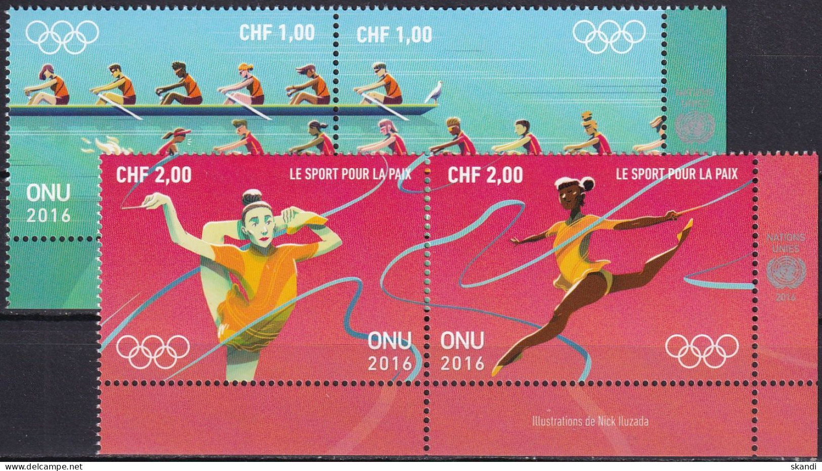 UNO GENF 2016 Mi-Nr. 956/59 ** MNH - Unused Stamps