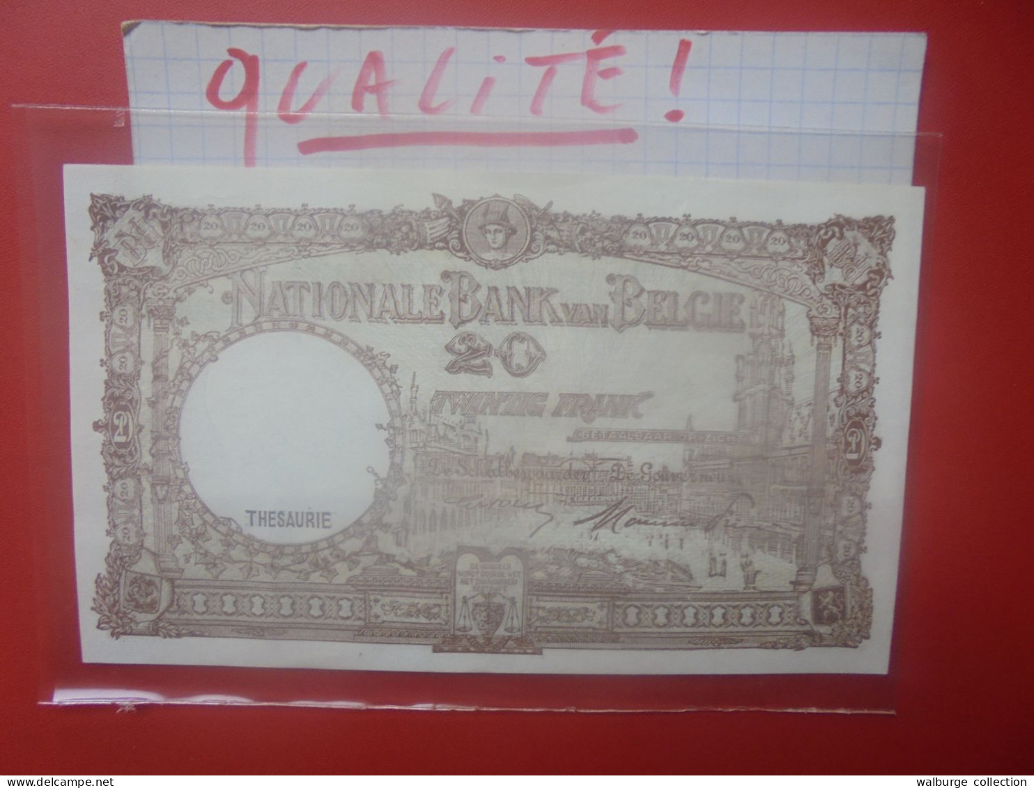 BELGIQUE 20 Francs 1948 Peu Circuler TRES BELLE QUALITE (B.33) - 20 Francs