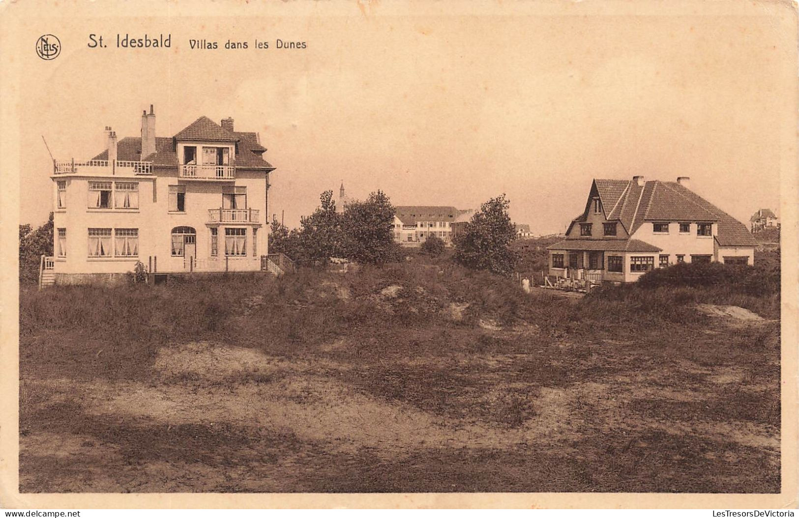 BELGIQUE - St Idesbald - Vue Générale De La Villa Dans Les Dunes - Carte Postale Ancienne - Koksijde