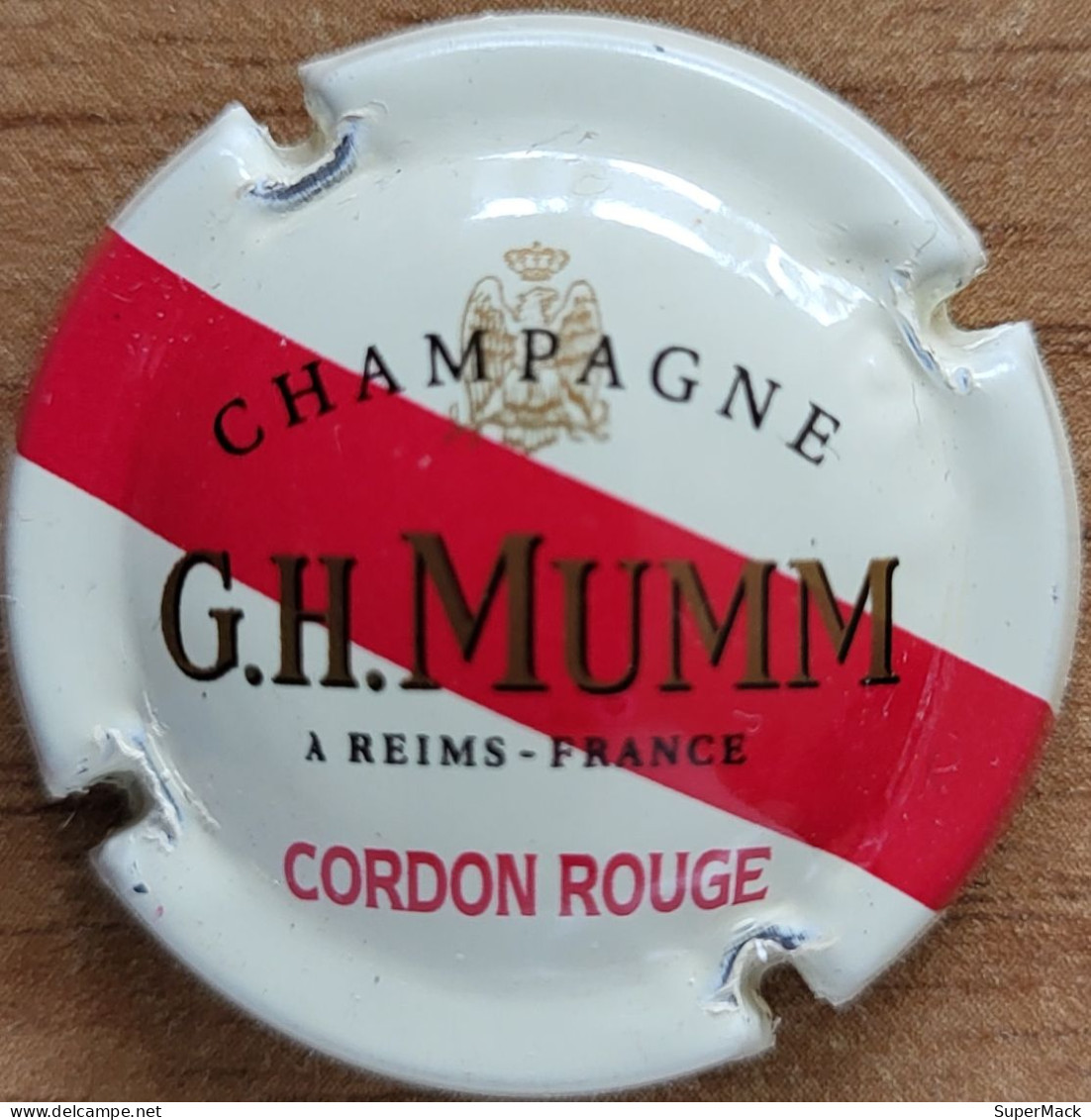 Capsule Champagne G.H. MUMM & Cie Série Nom Horizontal, Cuvée, Crème & Rouge Nr 134 - Mumm GH Et Cie