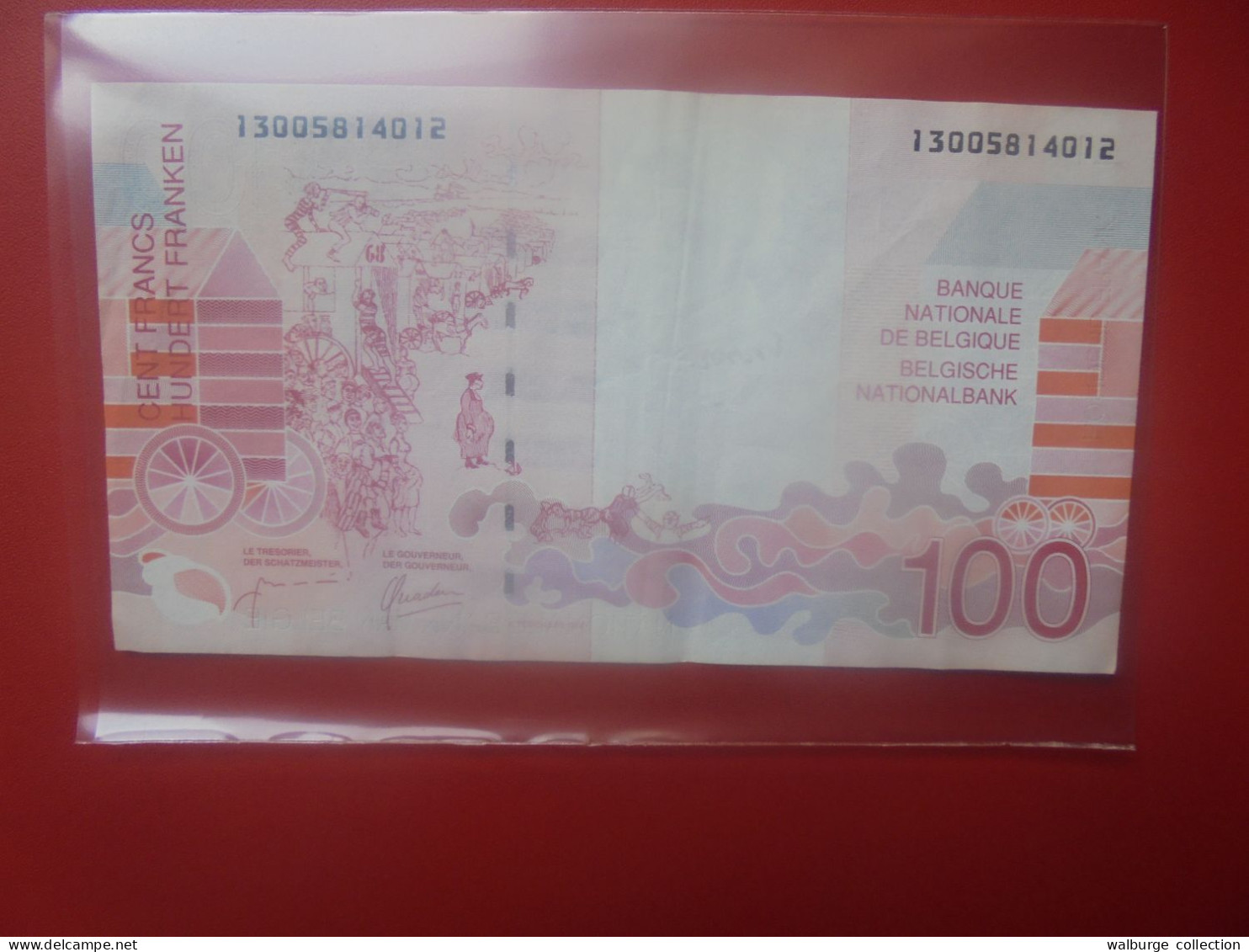 BELGIQUE 100 Francs 1995-2001 Circuler (B.33) - 100 Francos