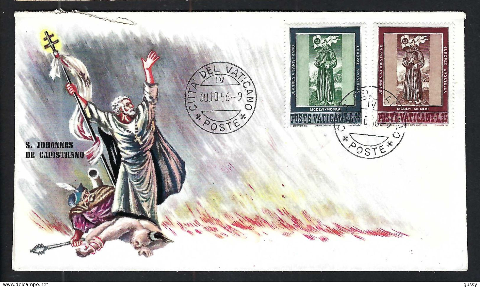 VATICAN Ca.1956: FDC - Covers & Documents