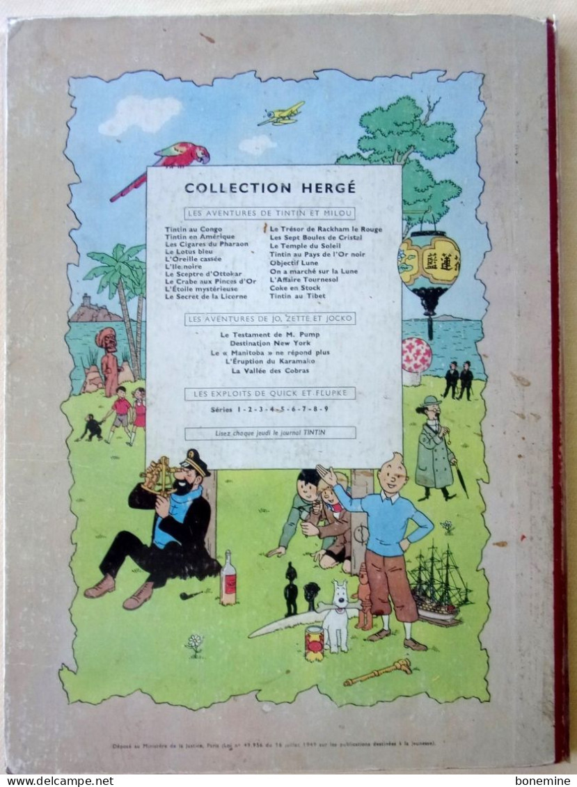 Tintin Au Tibet EO Française 1960 - Tintin
