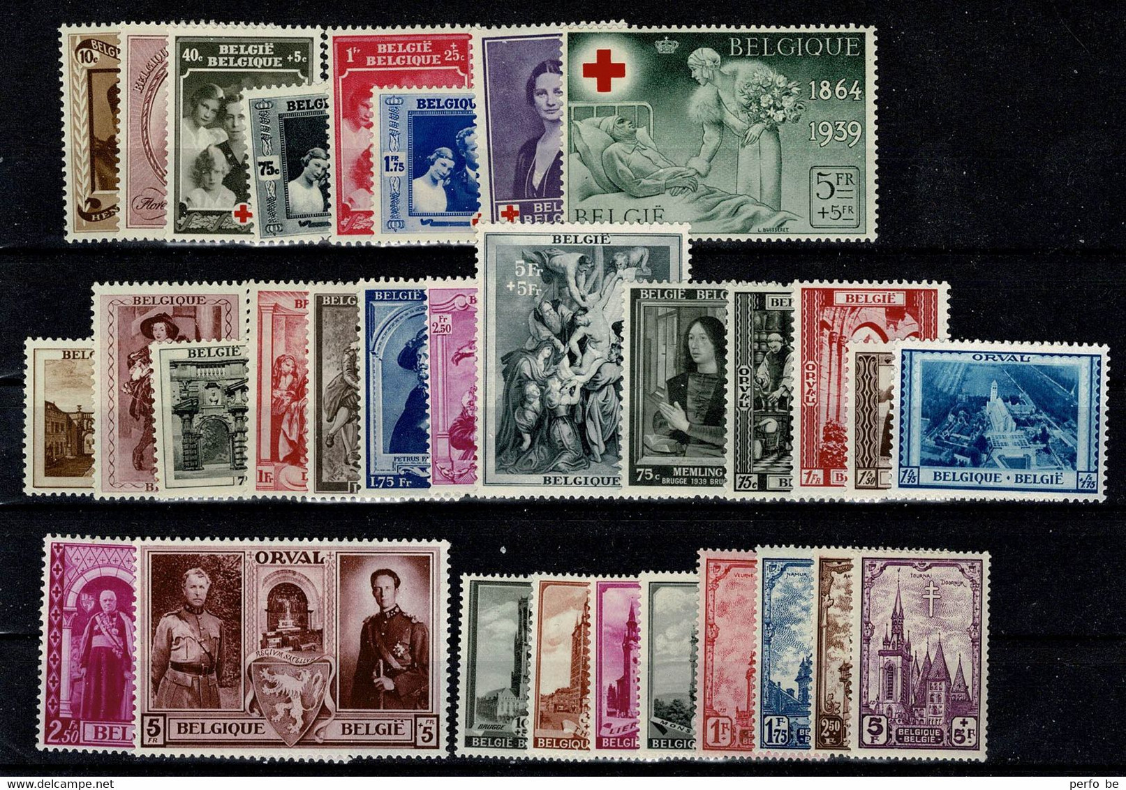 1939 Volledige Jaar POSTFRIS - Jahressätze