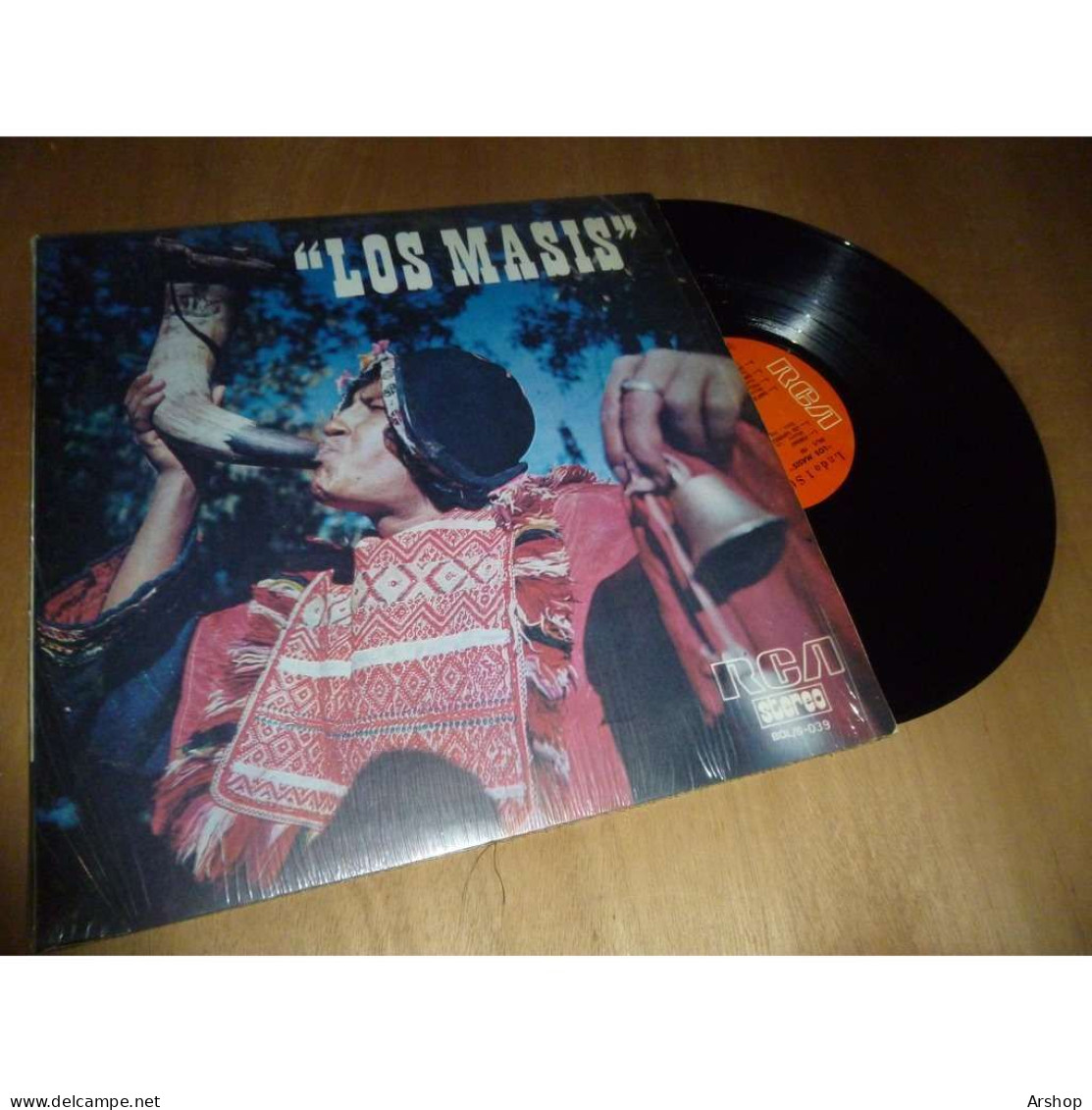 LOS MASIS Eponyme FOLK LATIN BOLIVIE RCA Lp 1976 - Wereldmuziek