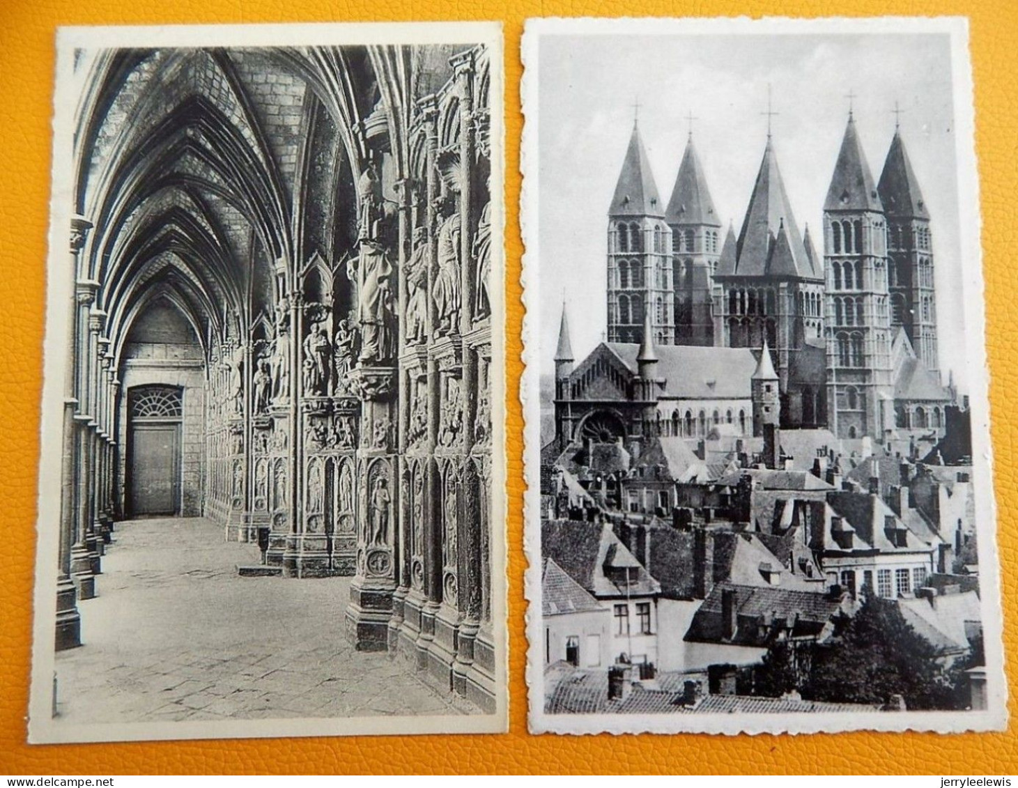 TOURNAI -  Lot De 3 Cartes : Le Beffroi, Porte De La Cathédrale, La Cathédrale Vue D'ensemble - Tournai