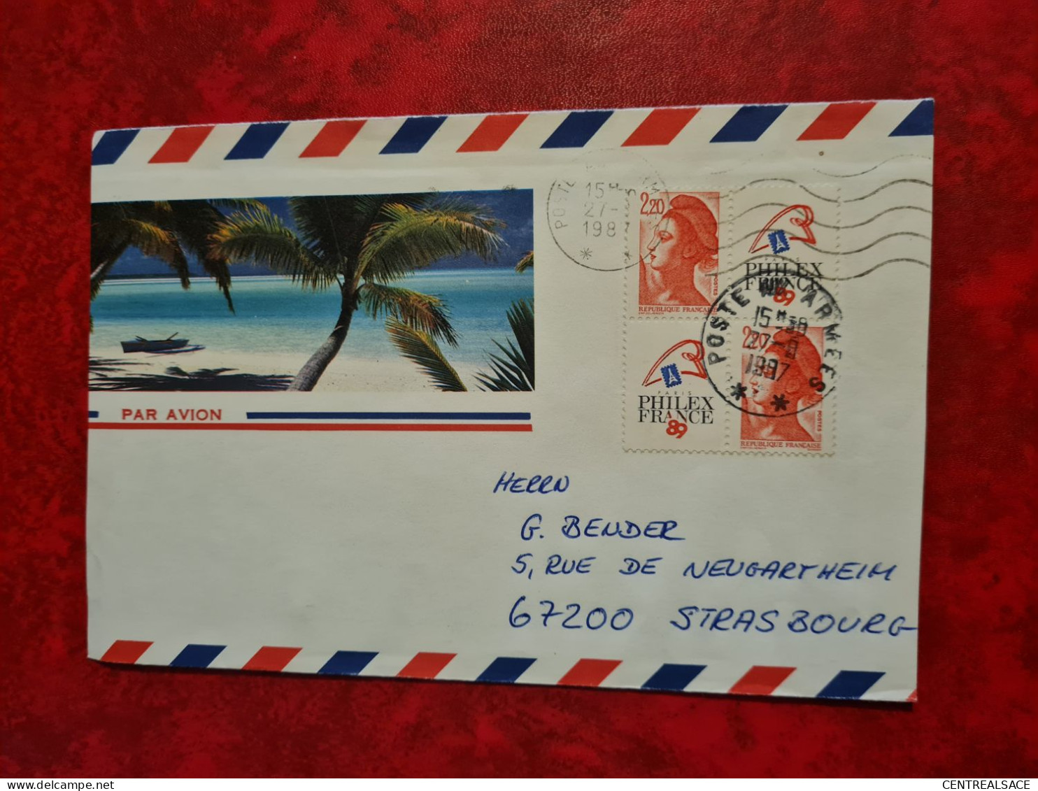 Lettre / Carte 1997 POSTE AUX ARMEES SP 91376 - Otros & Sin Clasificación