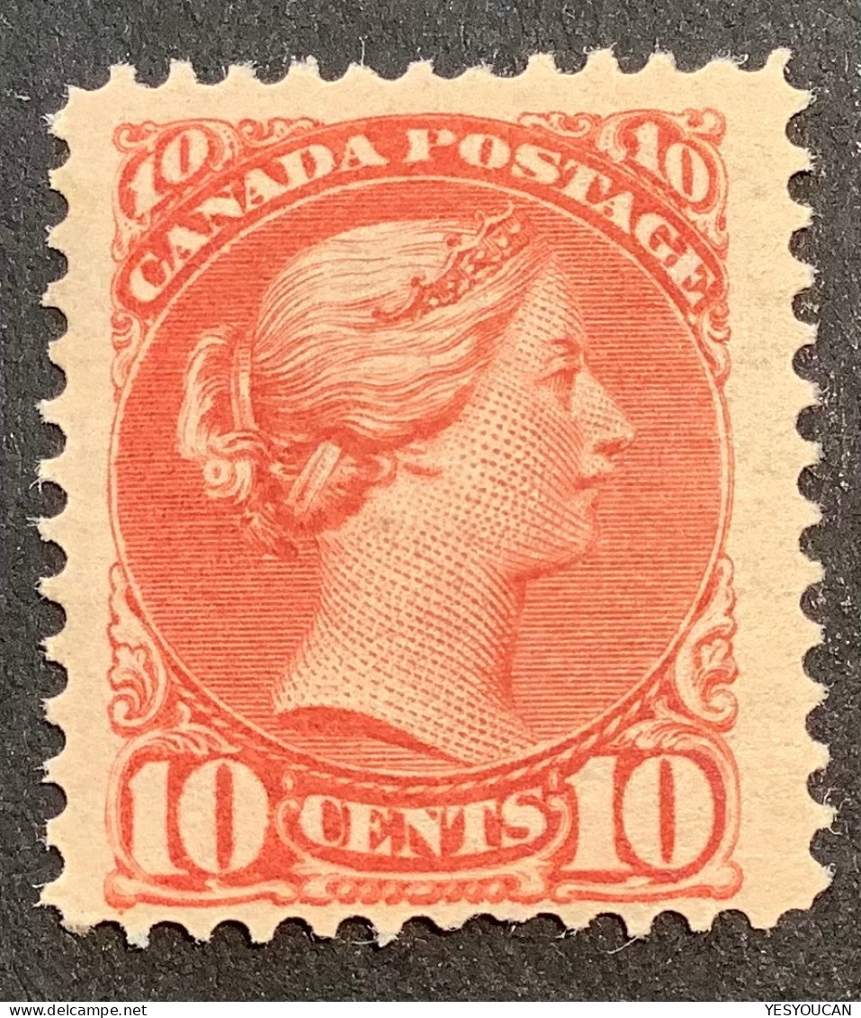 Sc.45 FINE & Fresh Mint Original Gum* 1888-97 10c Brown-red Small Queen Victoria. (Y&T34 1er Choix Neuf Gomme D‘origine - Ungebraucht