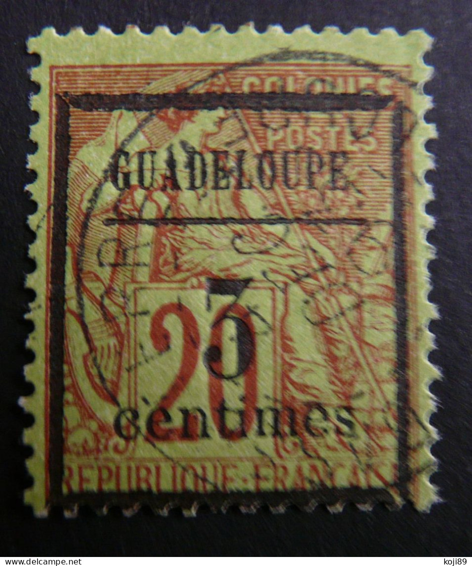 GUADELOUPE - N° 3 A   - Oblitéré  - TB - Variété - Andere & Zonder Classificatie