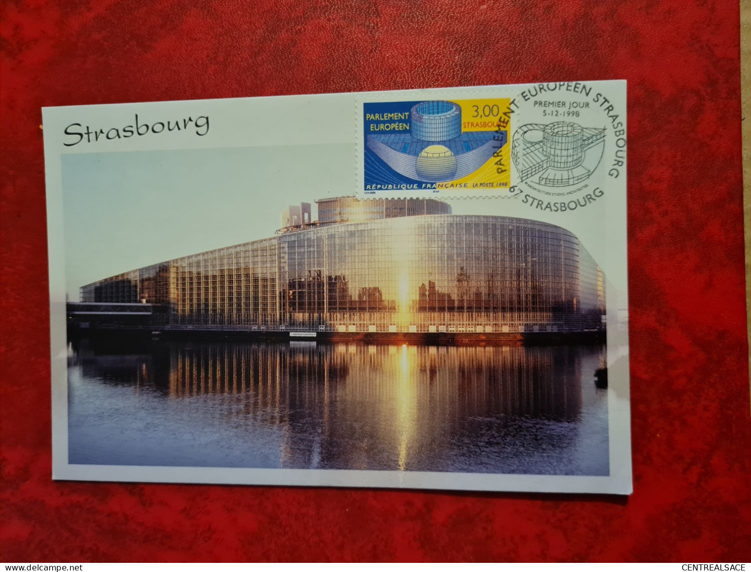 Lettre / Carte 1998 STRASBOURG PARLEMENT EUROPEEN FDC - Autres & Non Classés