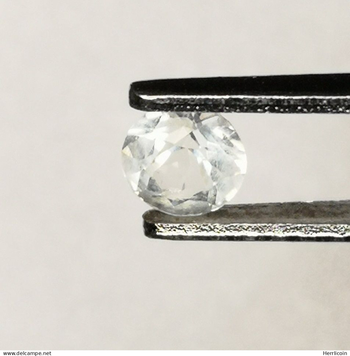 Topaze Incolore Naturelle Du Brésil -  Ronde 0.30 Carat - 4.0 X 2.7 Mm - Topazio