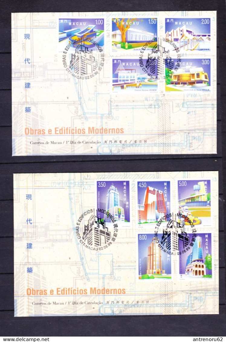 STAMPS-MACAU-FIRST DAY COVER-USED-SEE-SCAN - Oblitérés