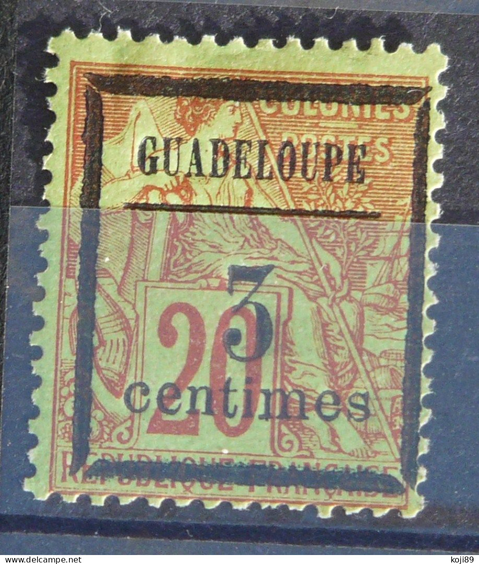 GUADELOUPE - N° 3 B   - Neuf * Avec Charnière   - TTB - Variété - Sonstige & Ohne Zuordnung