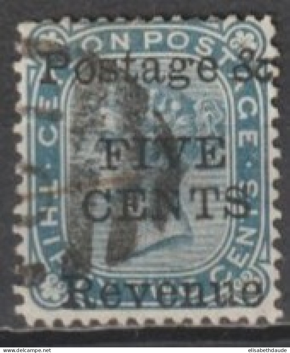 CEYLON - 1885 - YVERT N° 89 OBLITERE - COTE = 55 EUR. - Ceylan (...-1947)