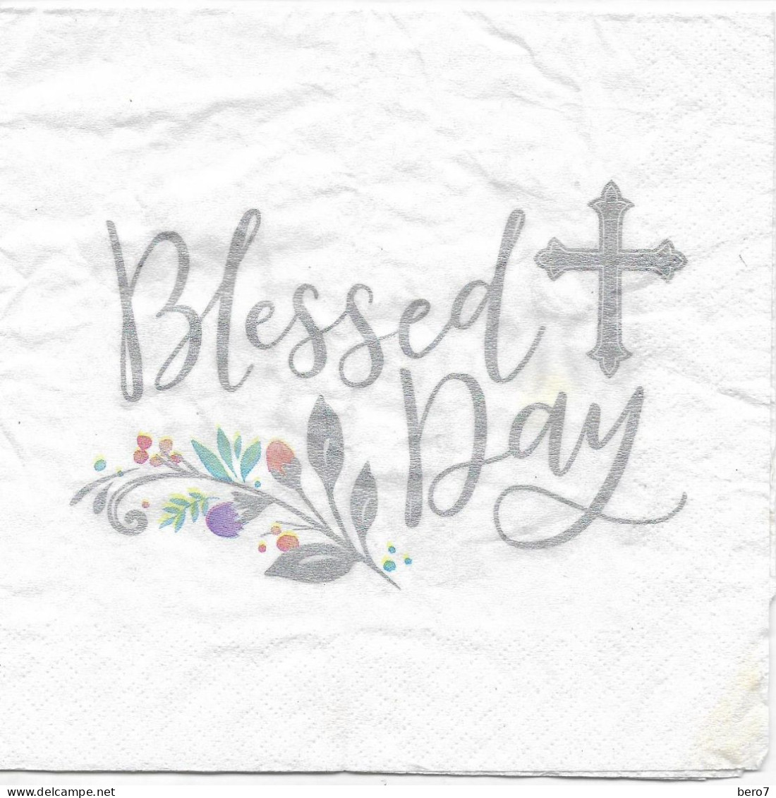 EGYPT - Blessed Day Napkins (Egypte) (Egitto) (Ägypten) (Egipto) (Egypten) - Reclameservetten