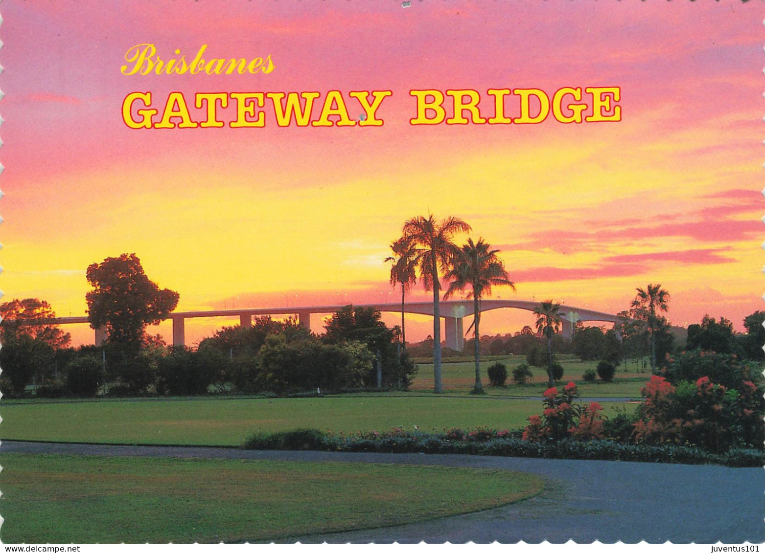 CPSM Australia-Brisbane-Gateway Bridge-Beau Timbre      L2637 - Brisbane