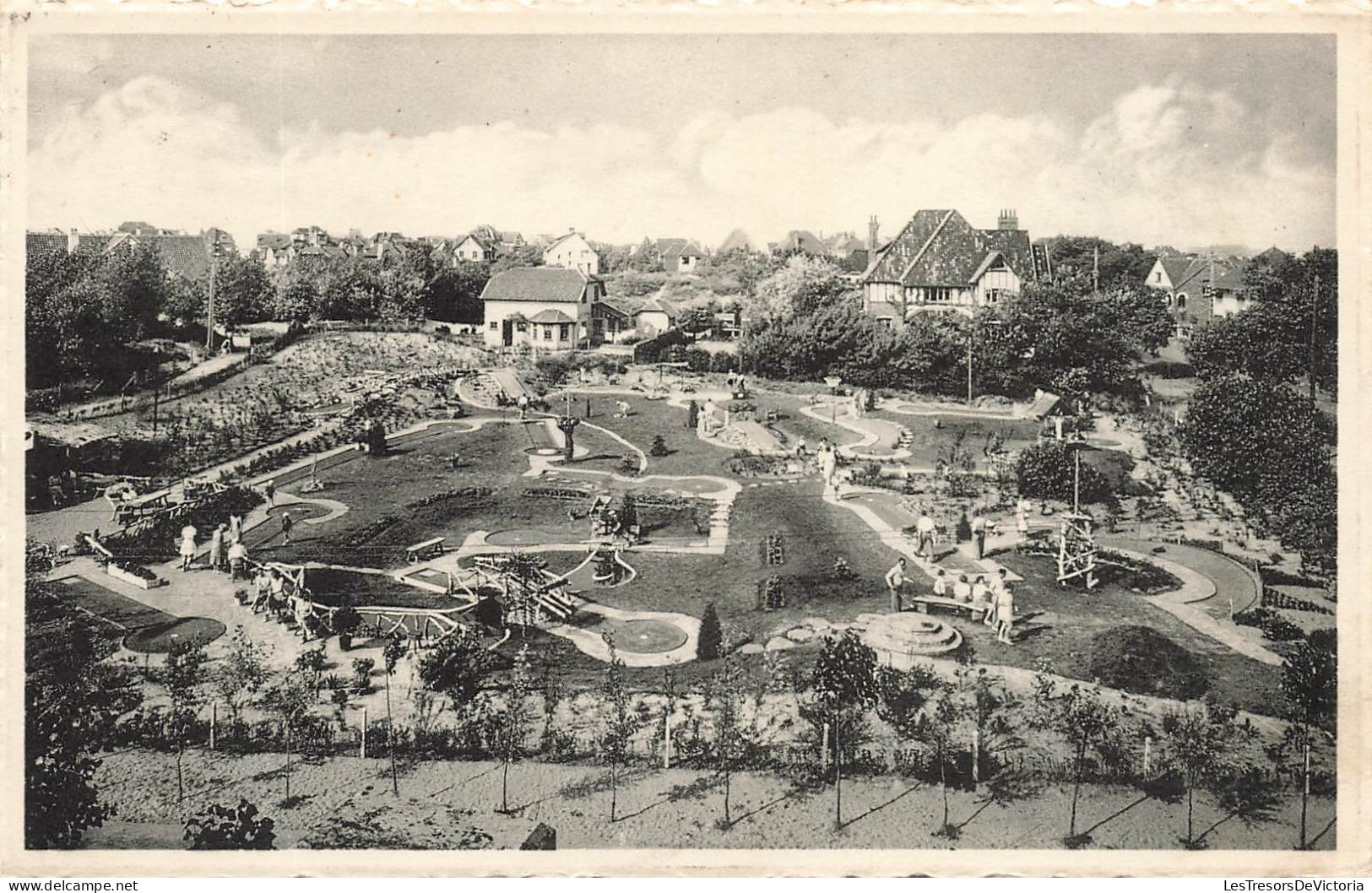 BELGIQUE - Coxyde Bains - Golf Miniature Du Petit Bois - Carte Postale Ancienne - Koksijde