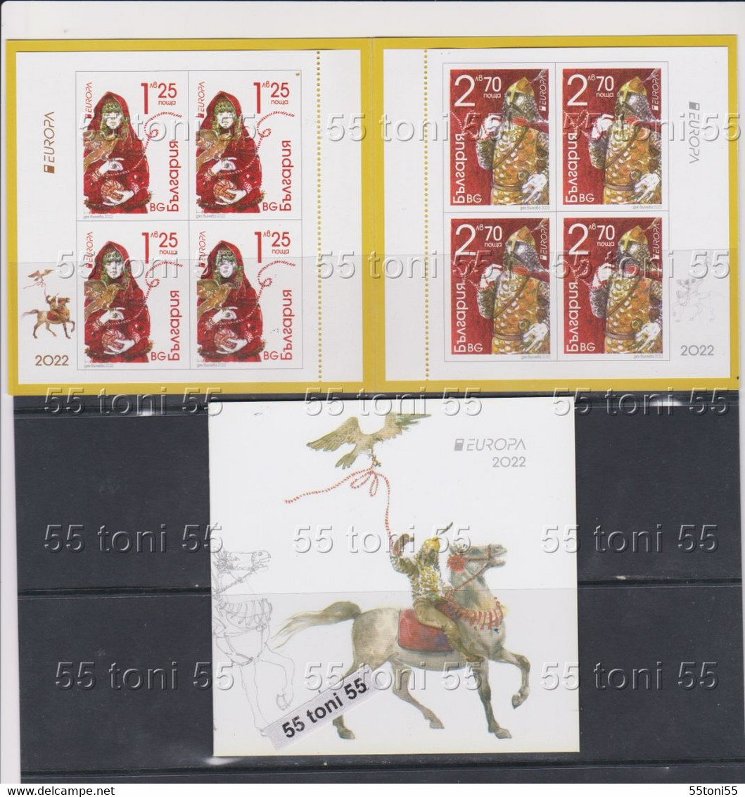 2022 Europa-Cept Stories & Myths  Booklet Of Four Sеts Bulgaria/Bulgarie - Nuovi