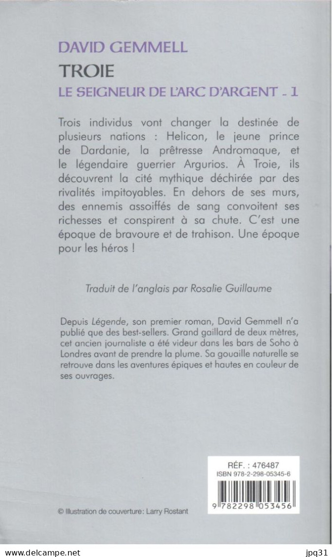 David Gemmell - Troie - 3 Vol - 2012 - Fantastique