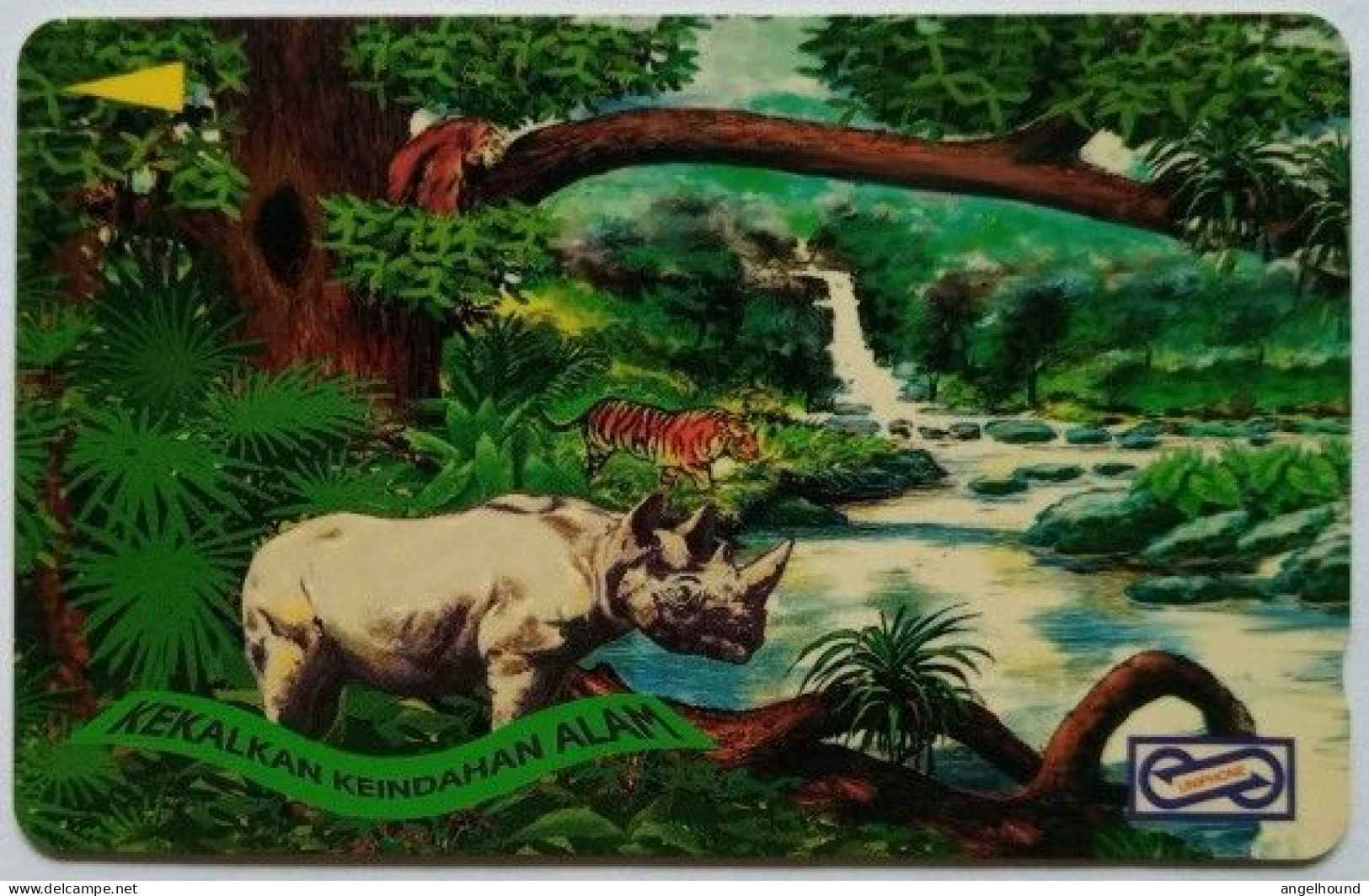 Malaysia Uniphonekad  Rm20 -  Forest ( Rhino ) - Malasia