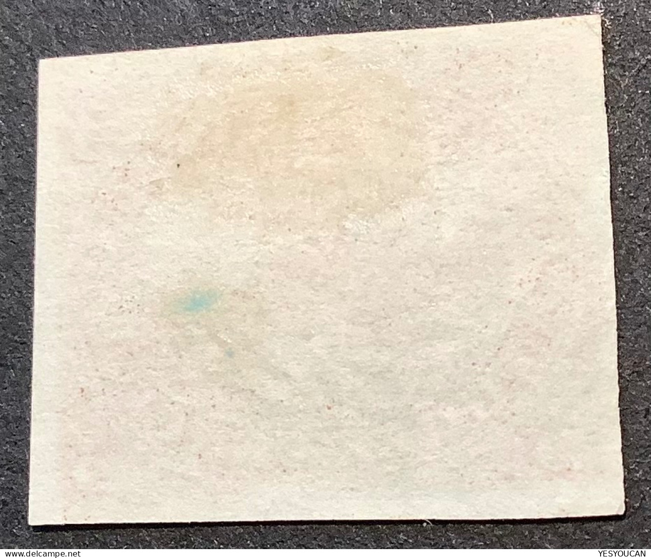 Sc.4ii XF Used 1852-57 3d Orange Red Beaver, Wove Paper, Attractive Blue Pmk  (Canada Y&T5 SUP Obl Castor/Queen Victoria - Used Stamps