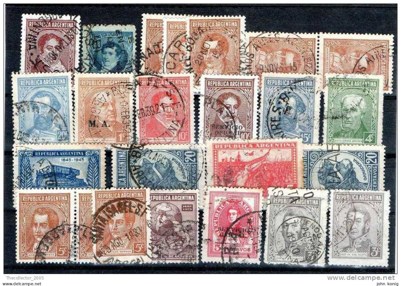 ARGENTINA - ARGENTINE - ARGENTINIEN - Stamps Lot - Lotto Usati - Used - Gestempeld - Colecciones & Series