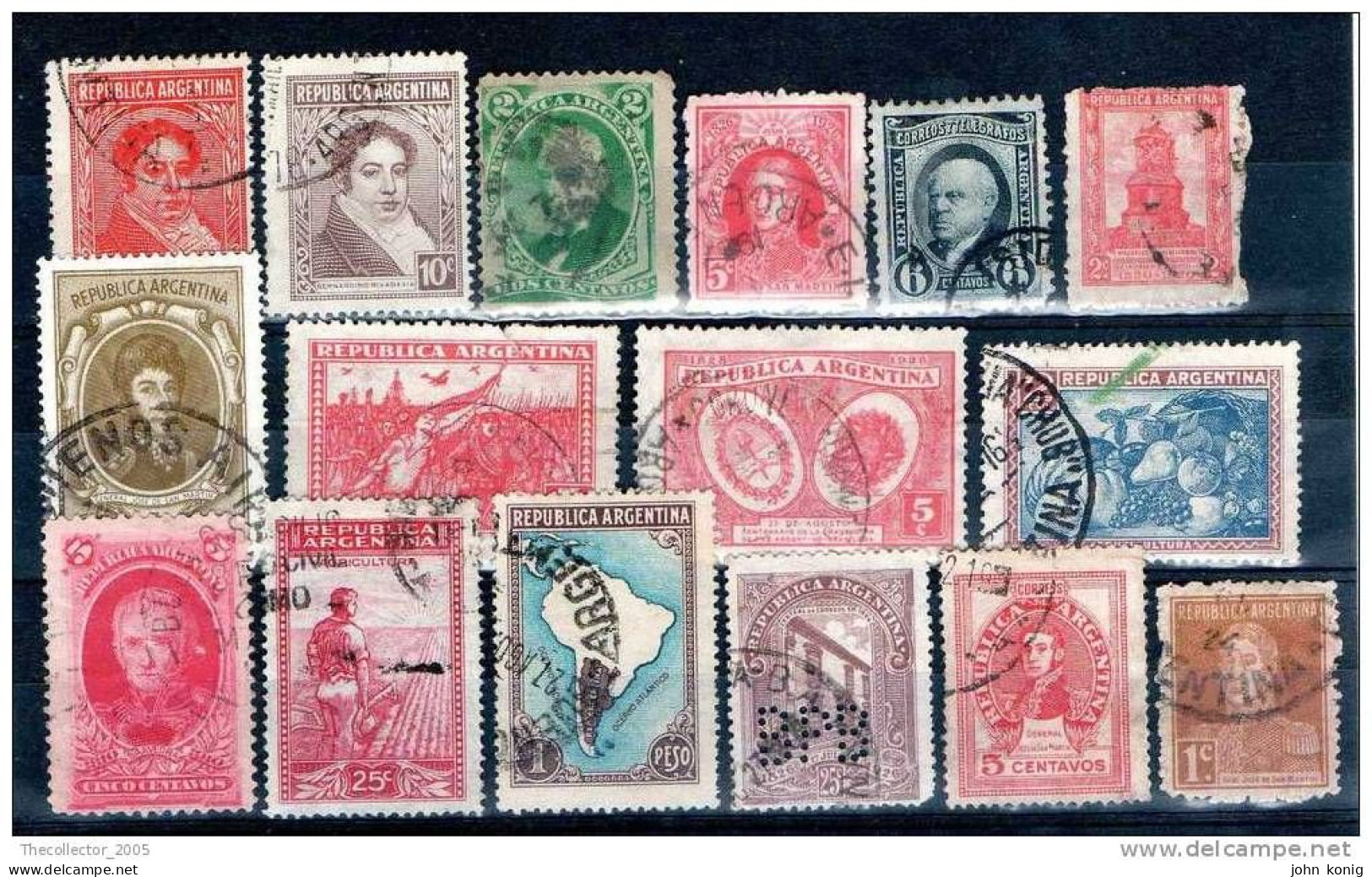 ARGENTINA - ARGENTINE - ARGENTINIEN - Stamps Lot - Lotto Usati - Used - Gestempeld - Colecciones & Series