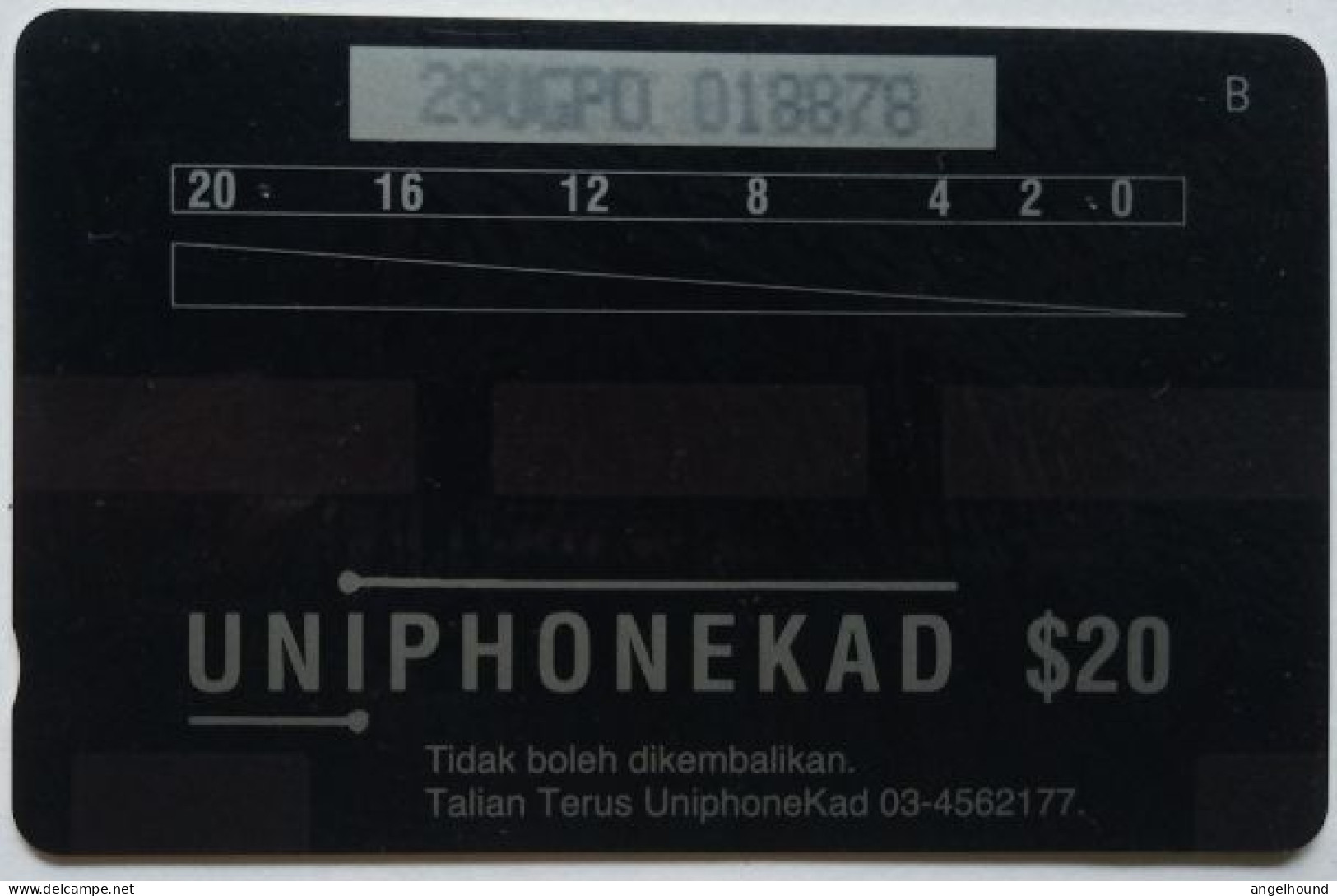 Malaysia  Uniphonekad $20  28UGPD  -  Train - Malaysia