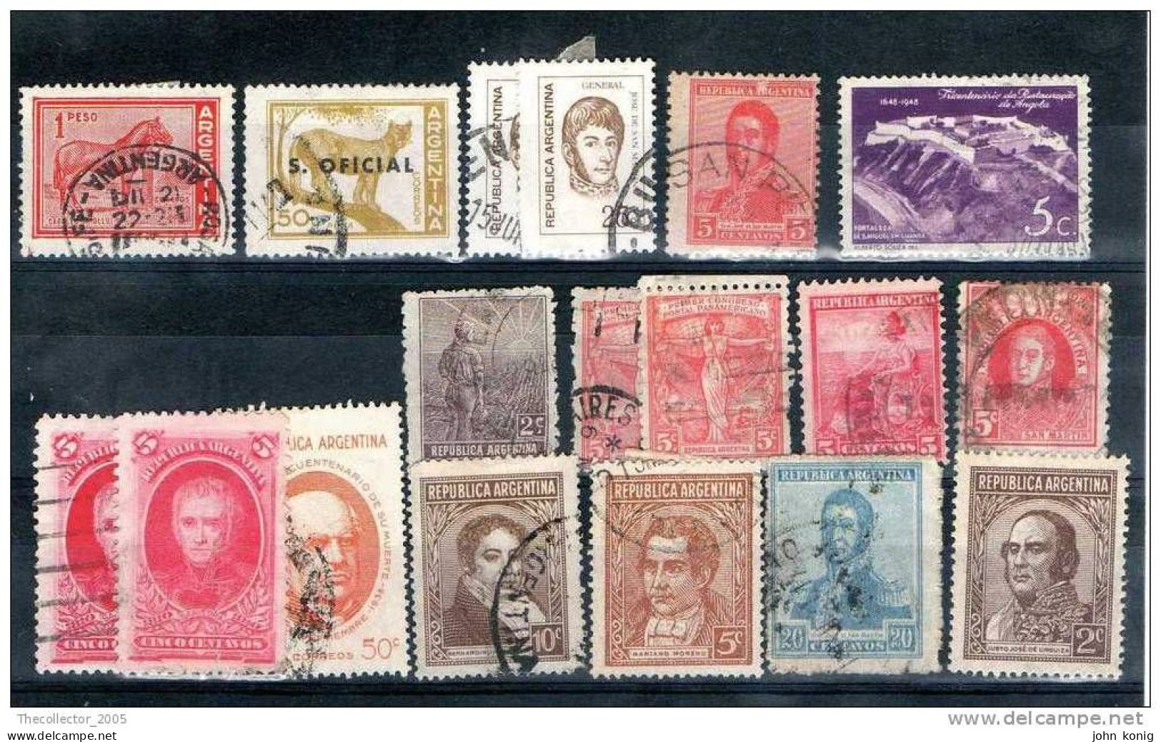 ARGENTINA - ARGENTINE - ARGENTINIEN - Stamps Lot - Lotto Usati - Used - Gestempeld - Collections, Lots & Series