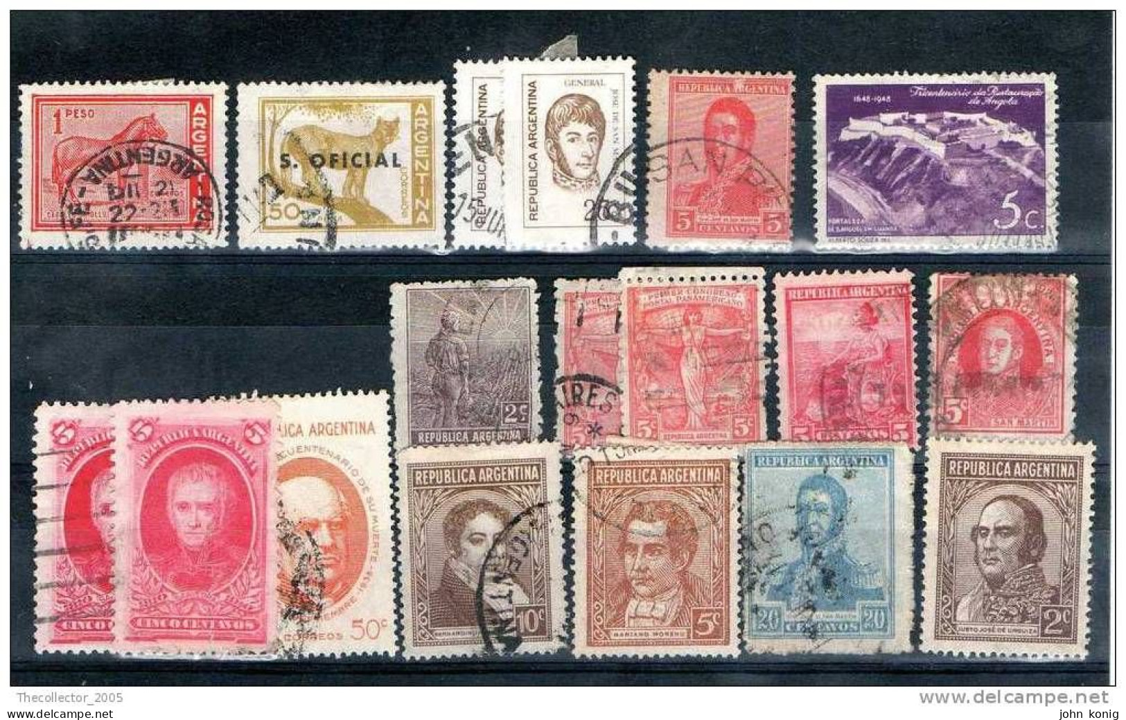 ARGENTINA - ARGENTINE - ARGENTINIEN - Stamps Lot - Lotto Usati - Used - Gestempeld - Collections, Lots & Séries