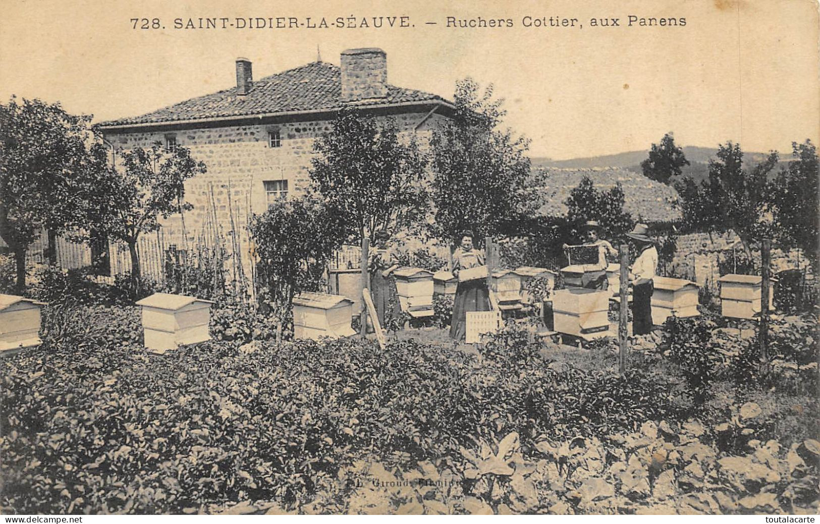 CPA 43 SAINT DIDIER LA SEAUVE RUCHERS COTTIER AUX PANENS  Rare - Otros & Sin Clasificación