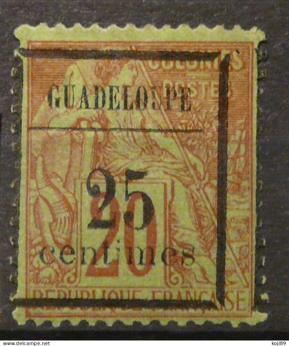 GUADELOUPE - N° 5 B   -  Neuf * Avec Charnière   - TTB - Variété - Other & Unclassified