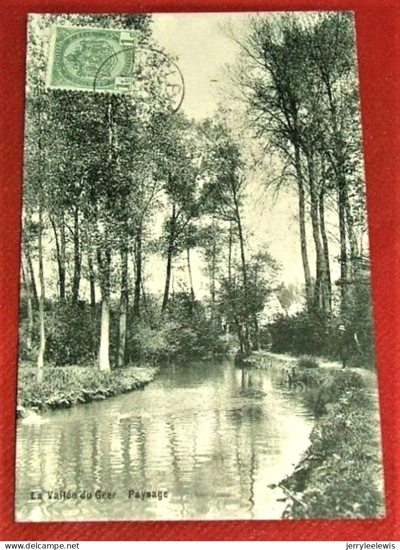 BASSENGE  -  La Vallée Du Geer  - Paysage    -  1910  - - Bassenge