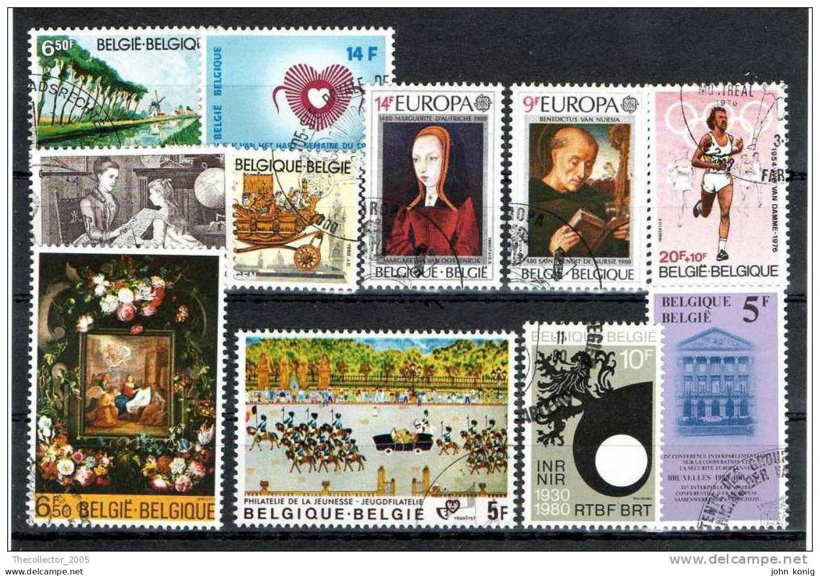 BELGIO LOTTO USATI - BELGIUM USED LOT - BELGIQUE - BELGIE - Collections