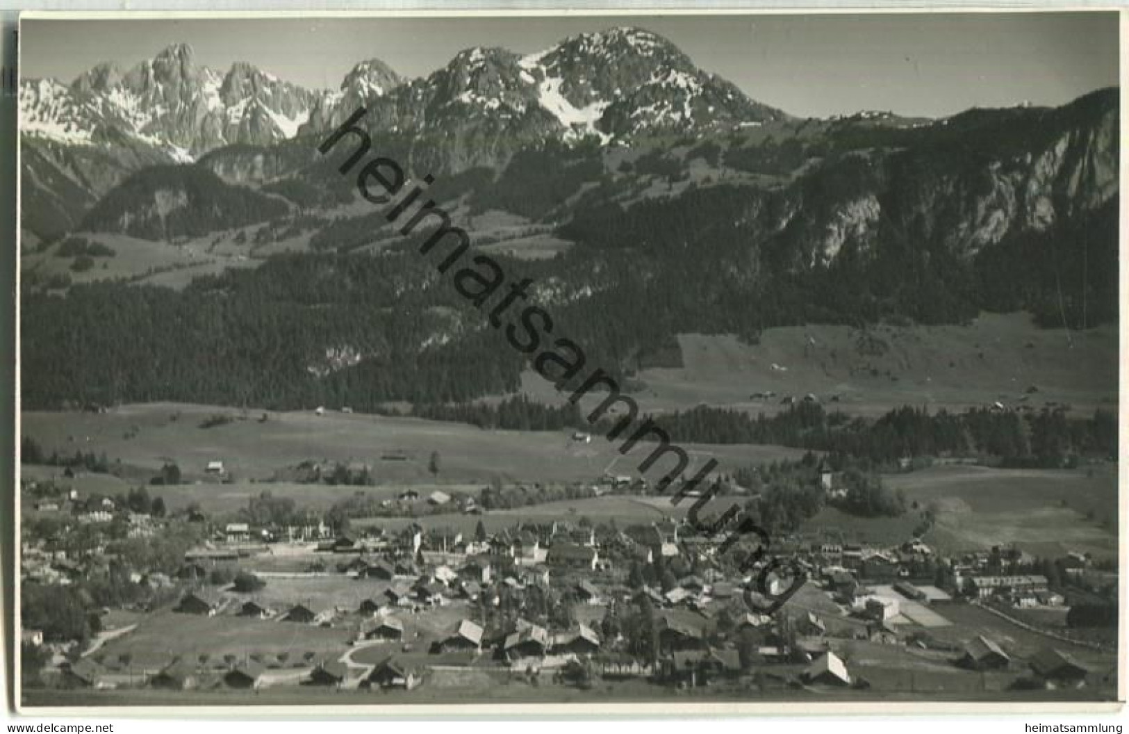 Chateau D'Oex - Foto-Ansichtskarte - Verlag G. Neidl Chateau D'Oex - Château-d'Œx