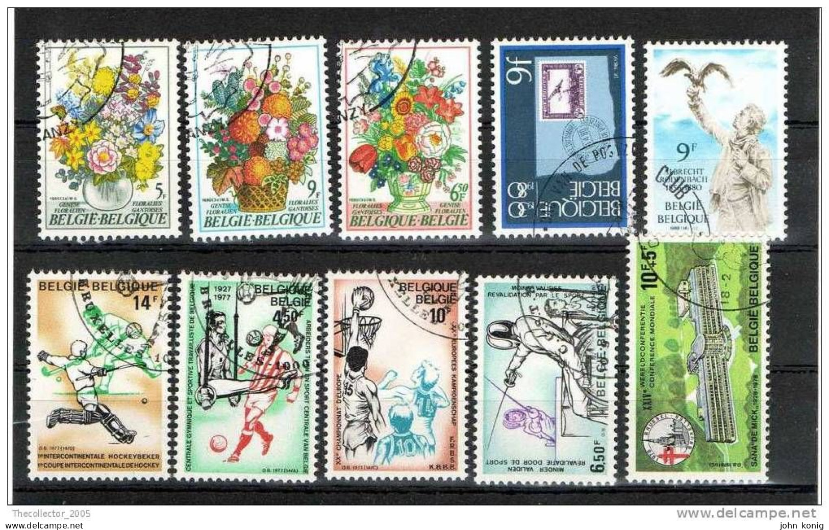 BELGIO LOTTO USATI - BELGIUM USED LOT - BELGIQUE - BELGIE - Collections