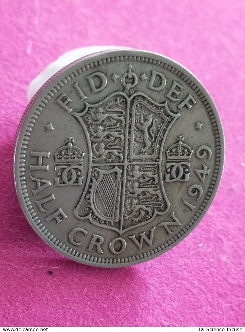 Grande Bretagne - 1/2 Crown 1949 - K. 1/2 Crown