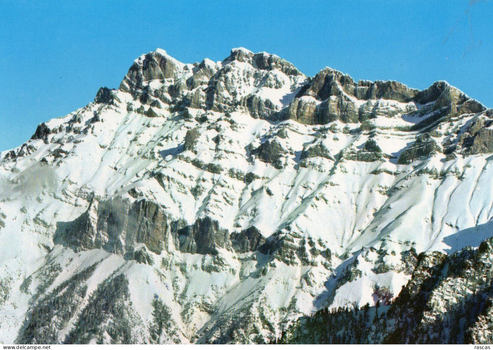 CPM - J - SUISSE - CANTON DE VAUD  - VUE AERIENNE DU MASSIF DES DENTS DE MORCLES - 2969 M - Morcles