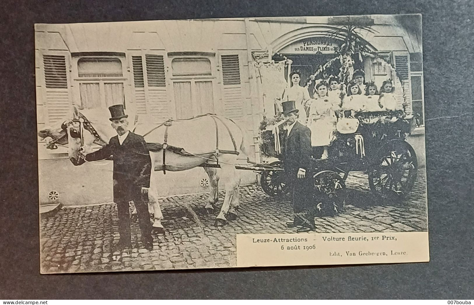 LEUZE / ATTRACTIONS DU 6 AOÛT 1906 / VOITURE FLEURIE - Leuze-en-Hainaut